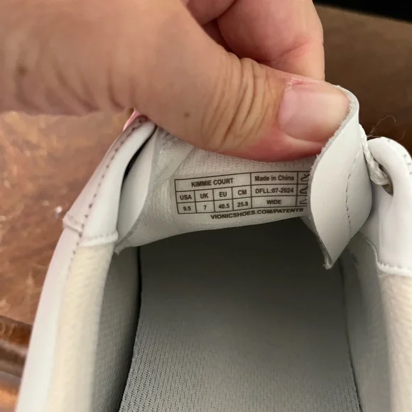 Vionic White Sneakers - Picture 4 of 4